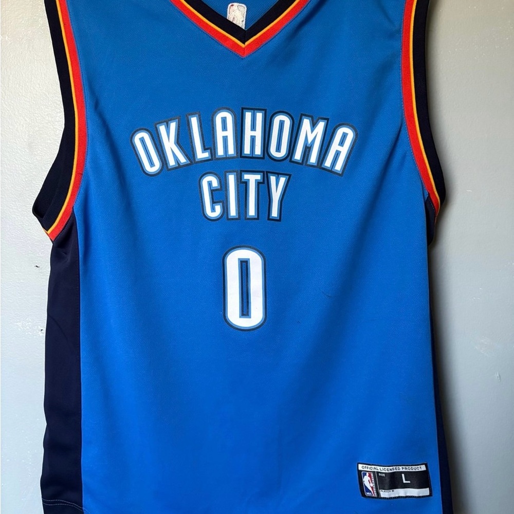 NBA Westbrook Oklahoma City Thunder jersey